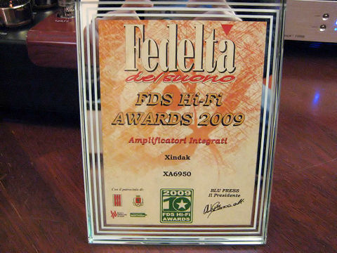 Hi-Fi Awards 2009 - Xindak XA-6950